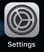 Tap Settings icon